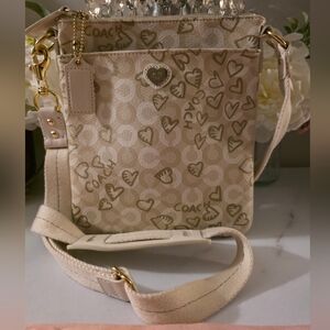 Coach Cream Crossbody Bag